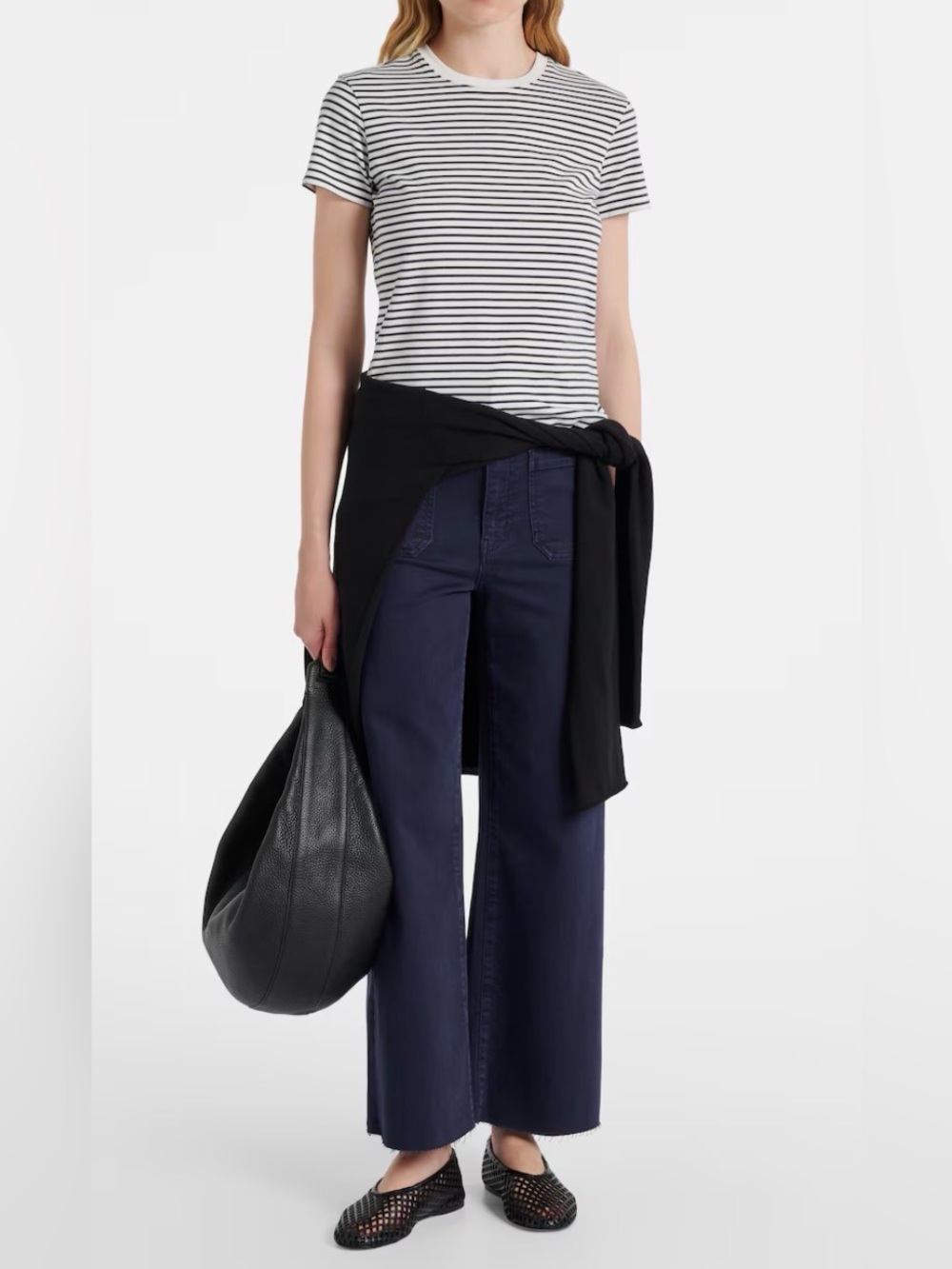 Frame Striped cotton T-shirt